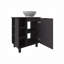 Lavabo pour salle de bain Stites, noir