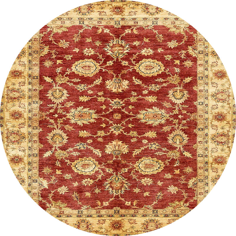 Tapis abstrait moderne 434, Rond 6 pi