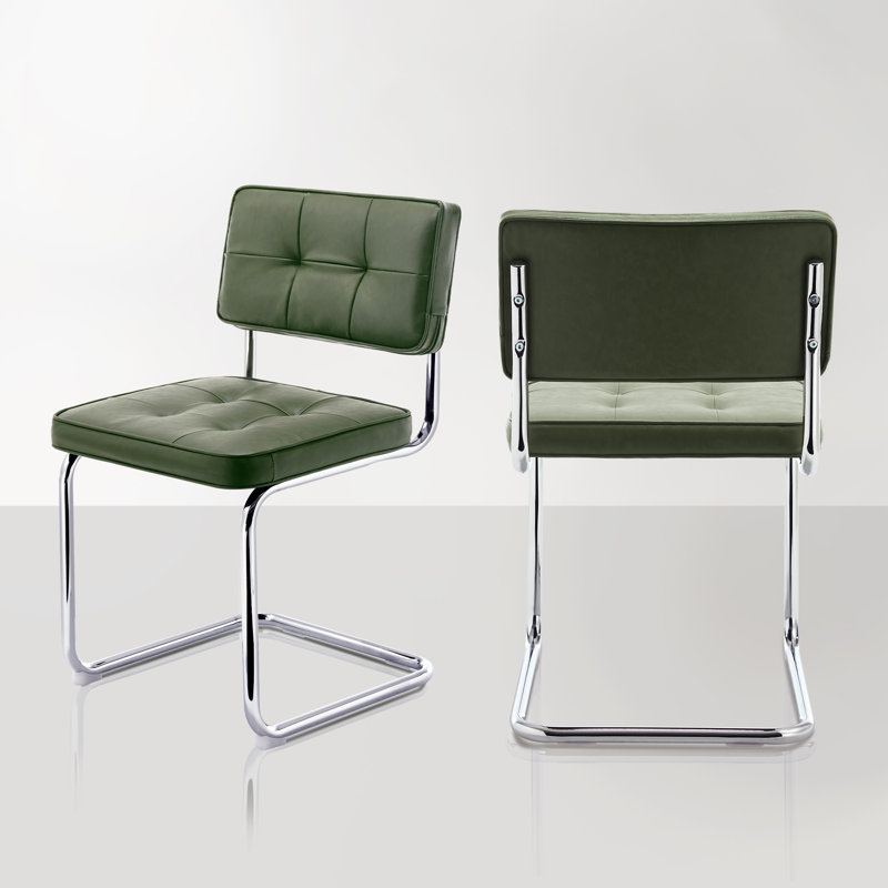 Aveon Upholstered Dining Chair, Green