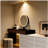 LED Vanity Mirror With Crystal Frame & Touch Control – 3-Color Lighting & Adjustable Angle