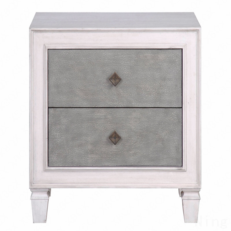 Table de chevet 2 tiroirs