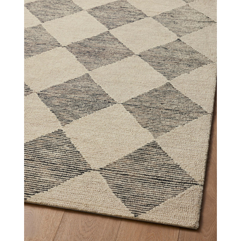 Chris Loves Julia x Loloi Francis Wool Rug Beige/Charcoal