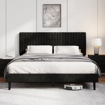 Upholstered Velvet Bed