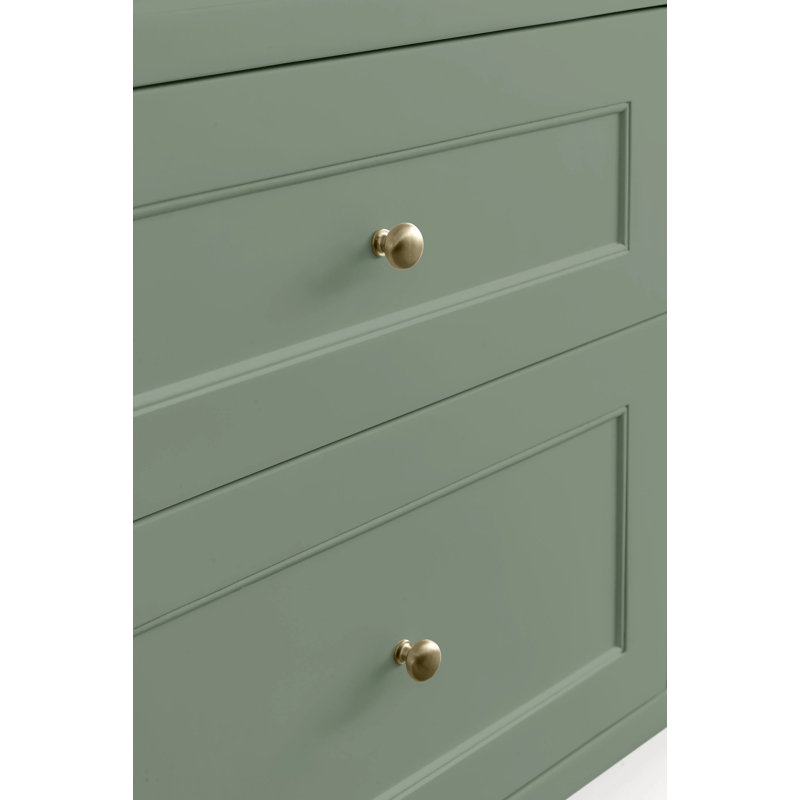 Breckenridge 72'' W Double Bathroom Vanity Base, Smokey Celadon