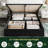  Storage Bed Full with Upholstered Wingback Headboard, Modern Full Size Hydraulic Bed Frame with Strong Wood Slats Support for Home Office, No Box Spring Needed, Easy Assembly, Black