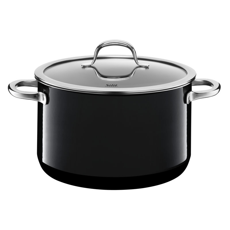 Passion Pot Set with Lids, Black
