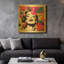«Pop Art Diva 27» par Irena Orlov, art mural en métal doré, 12 po x 12 po-79444140