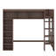 Wooden Loft Bed With Storage Shelves-376085801