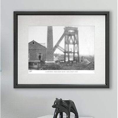 Camborne, Dolcoath Mine, New Shaft 1902 - Single Picture Frame Print