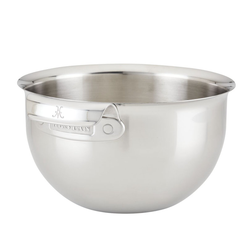 Hestan 7 Quart Stainless Steel Mixing Bowl with Flared Rims