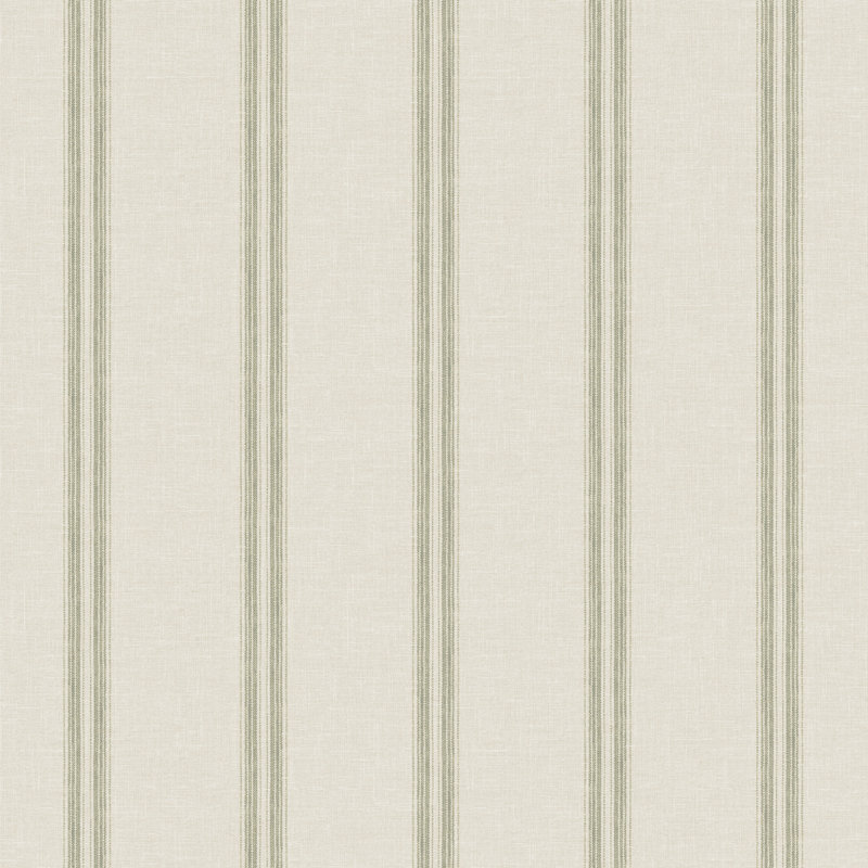 Johnny Green Stripes Wallpaper, Green