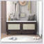 Banc d'entrée en rotin avec rangement Boho, organisateur de chaussures rembourré pour les couloirs et les foyers, parfait pour un décor moderne et rustique-52088722