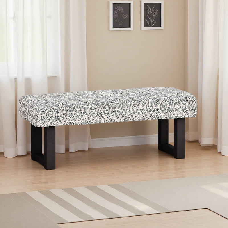 Boho Fabric Bench Great Deal Furniture Boho Fabric Bench