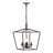 Fawnlily 4 - Light Bronze Lantern Pendant