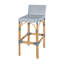 Serienna Blue & White Rattan Low Back Counter Stool-1653777369-1653777373