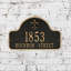Lexy 2-Line Wall Address Plaque-760879982-760879968