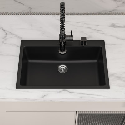 33'' L Single Bowl Quartz Kitchen Sink