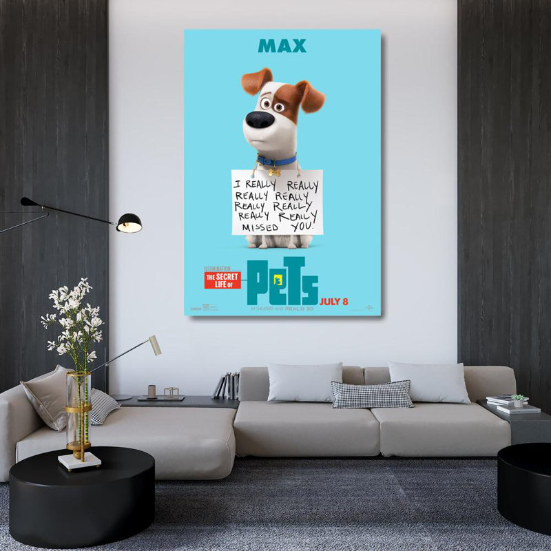 La vie secrète des animaux de compagnie, H 48 po x l 33 po