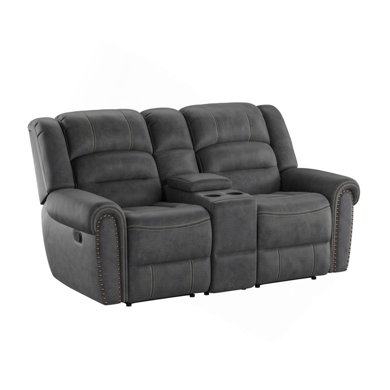Causeuse inclinable grise, Gris