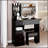 37-Inch Vanity Table With Cushioned Stool, Extra Large Sliding Mirror, And Multi-Layer Storage For Organized Beauty Essentials-670917318