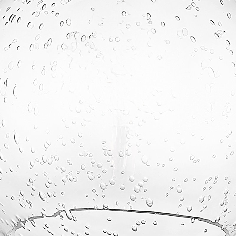 Nohan Semi Flush Mount, Seeded Glass Globe