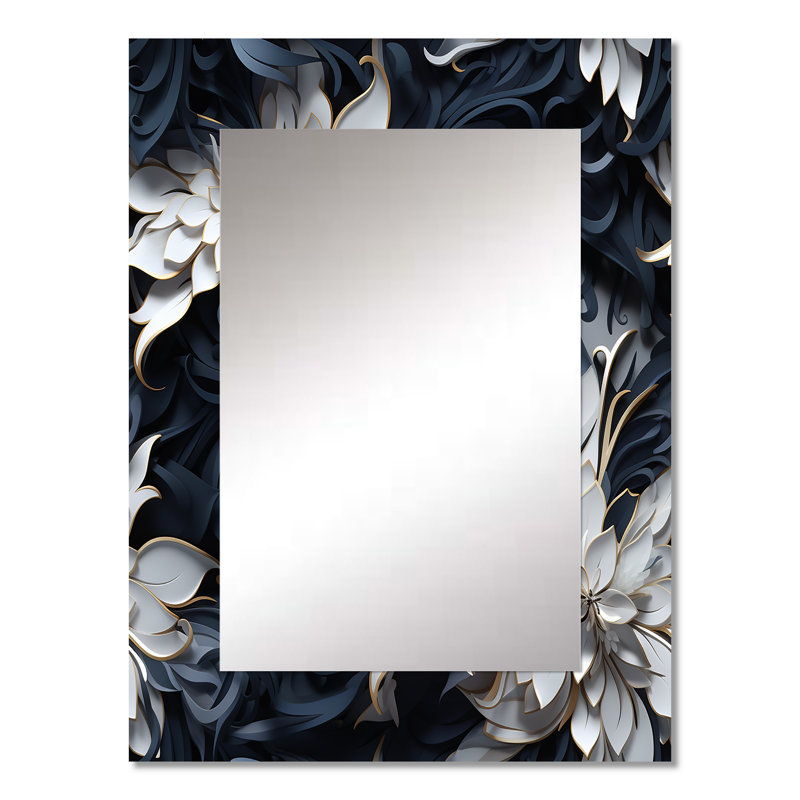 Motif cachemire Avaree blanc et argent Sphinx Paisley, 32 po x 24 po