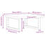 Albertdine 50cm Solid Wood Bathroom Vanity Top-620922913