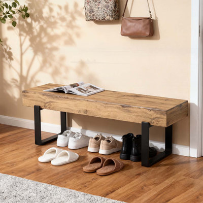 Banc en bois durable pour la chambre à coucher, la cuisine et l'entrée