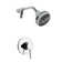 Four-Functions Hydro-Generator & LED Light Shower Faucet Set,Shower Head and Valve