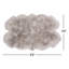 Tapis gris en peau de mouton Kowal-1698702863