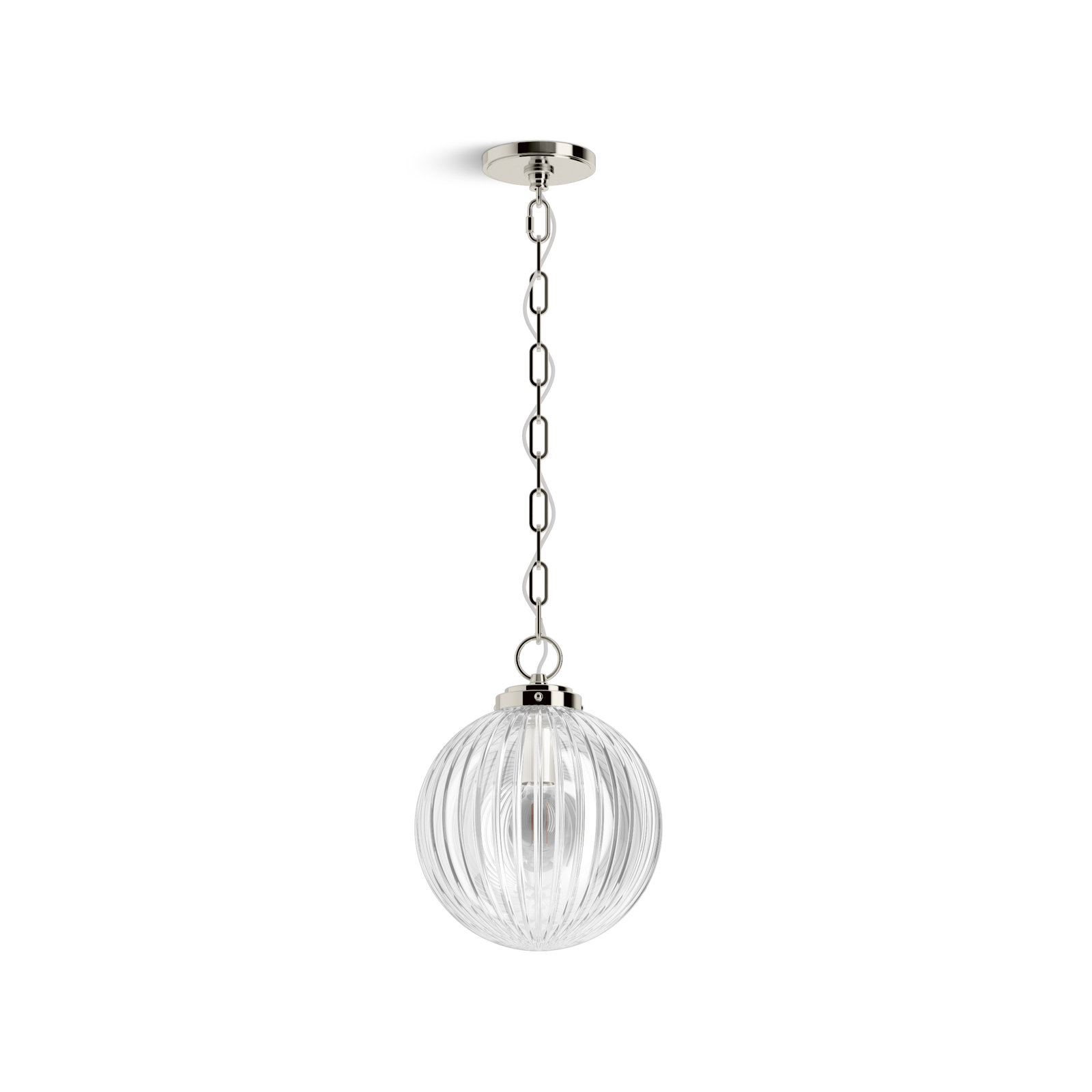 Embra By Studio McGee 10 in. Pendant, Polished Nickel