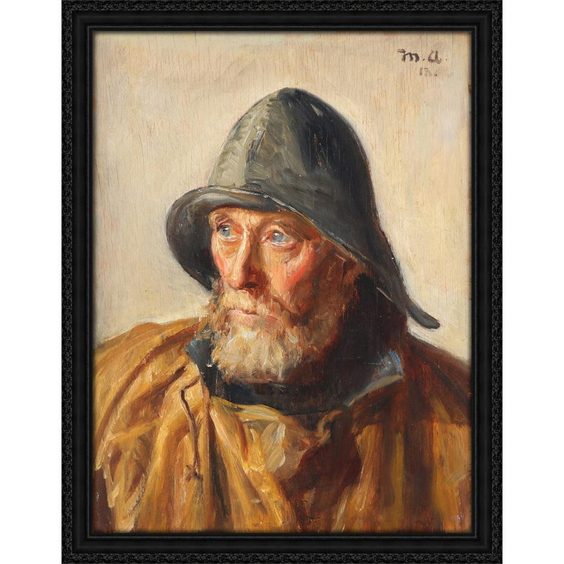 Portraet af en fisker (1913), H 36 po x l 28 po