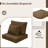 Outdoor 4" Thick Replacement Cushion Set Seat/Back Cushion (Set Of 3 Seats , 3 Backs , 2 Short Backs)-1764780908