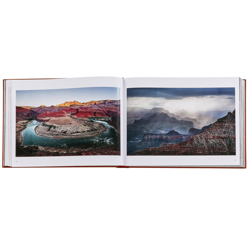 Graphic Image Treasured Lands, CoffeeTable Book, Leather, Tan