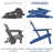 Bennir Fir Foldable Outdoor Adirondack Set-1537993066