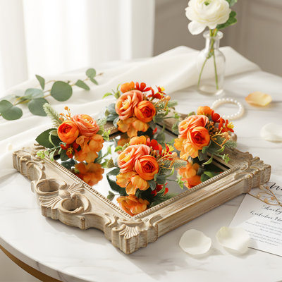 Rose corsage au poignet, ensemble de 4, corsage de mariage, corsage de fleurs à la main pour bal de fin d'année, bracelets de fleurs, demoiselle d'honneur