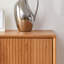 Rangement à chaussures moderne en bois massif noyer