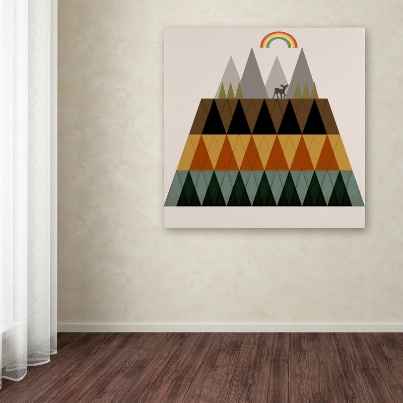 « layers », art sur toile, H 14 po x l 14 po