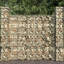 Abhaki 500.38cm H x 31.75cm W Silver Metal Gabion Fence