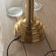 Upton Rechargeable Table Lamp Base finished in Br Aged Brass