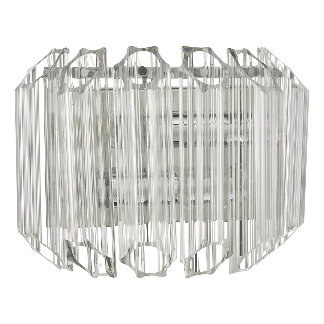 Chrome Flush Mounted Sconce