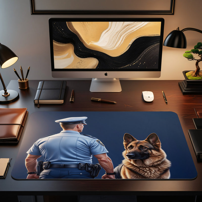 Polyester Desk Pad, 31.5x15.5