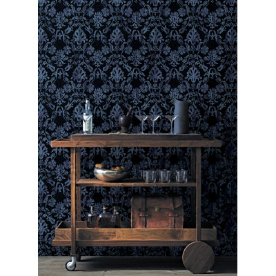 Papier peint auto-adhésif Blooming Damask