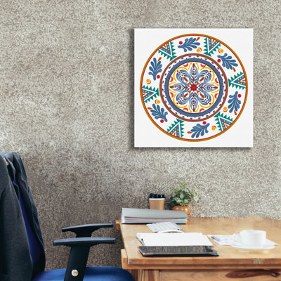 'Talavera De Moda 4' by Art Licensing Studio Canvas Wall Art