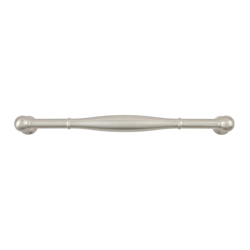 Fuller Collection Handle Pull - Traditional Hardware for Drawers & Cabinets, 7 9/16", Stainless Steel