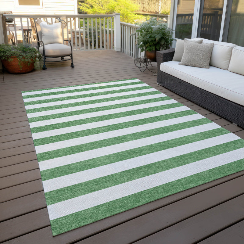 Tapis intérieur / extérieur Kinslee, Rectangle 5 pi x 7 pi 6 po