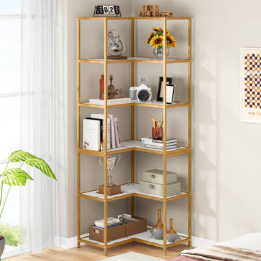 Latitude Run® Adinda 5 Shelves Triangle Corner Shelf & Reviews