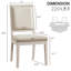 Chaise de salle à manger 2 pièces Parsons-814376938