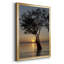 «Sunset Silhouette», reproduction encadrée de qualité supérieure - prête à être accrochée-88261525-88261526