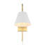 Rhoeva Single Light Iron Dimmable Plug-in Flush Mounted Sconce-1053672395-1053672392